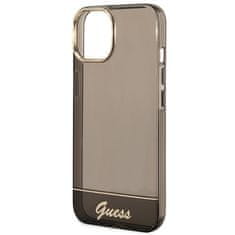 Guess GUHCP14MHGCOK hard silikonové pouzdro iPhone 14 PLUS 6.7" black Translucent