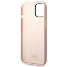 Karl Lagerfeld KLHCP14MSLCTPI hard silikonové pouzdro iPhone 14 PLUS 6.7" light pink Silicone Choupette Body