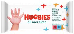 Huggies HUGGIES Single All Over Clean Ubrousky vlhčené 56 ks