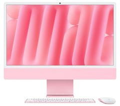 Apple iMac 24" M4 (10CPU) 16/256 (MWV43CZ/A) Růžový CZ