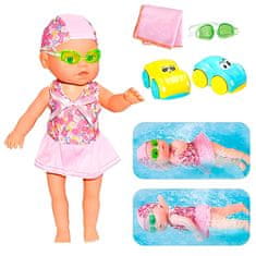 JOJOY® Panenka, která umí plavat, Panenka na hraní ve vodě a plavání, Panenky pro děti, Hračky do vody BUDDYSWIM LILY + BUDDYSWIM BETTY | B2UDDYSWIM