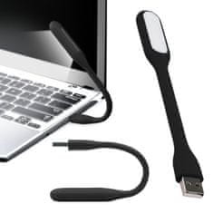 Verk Silikonová flexibilní usb lampa pro notebook 6 vedla silná