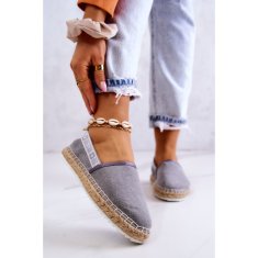 Big Star Espadrilky slip-on JJ274876 Grey velikost 38