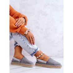 Big Star Espadrilky slip-on JJ274876 Grey velikost 38