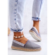 Big Star Espadrilky slip-on JJ274876 Grey velikost 38