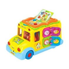 HOLA Huile Toys, Interaktivní autobus se zvířátky, 12 m+