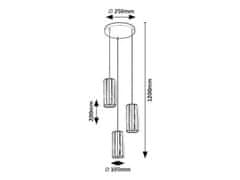 Rabalux  VENESS závěsné svítidlo 72255