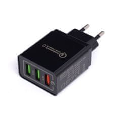 Kraft&Dele Síťová nabíječka QUICK CHARGE 3.0, 3xUSB KD1236