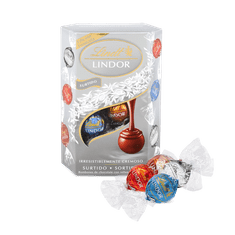 LINDT Mix pralinek LINDOR Stříbrný 200g