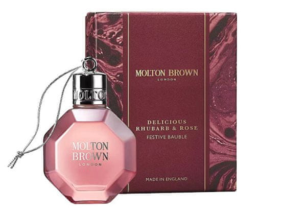 Molton Brown Koupelový a sprchový gel Delicious Rhubarb & Rose Festive Bauble (Bath & Shower Gel) 75 ml