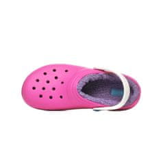 Crocs Dřeváky růžové 37 EU Classic Lined Clog K