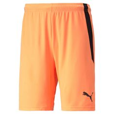 Puma Kalhoty oranžové 182 - 187 cm/L Teamliga