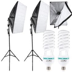 Verk 27146 Softbox se stativem 48 x 67 cm, 2x 135W