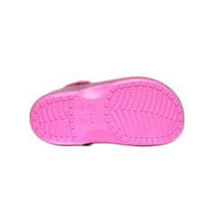 Crocs Dřeváky růžové 34 EU Baya Lined Glitter Clog K