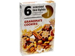 Čajové 6ks Grandmas cookies vonné svíčky