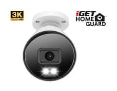 iGET HGPRO858 - CCTV 3K kamera, SMART detekce, IP66, zvuk, IR noční přísvit 40m, LED přísvit 30m