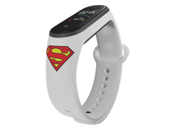 MobilPouzdra.cz Náhradní náramek Mi band 3/4/5/6/7 Superman - Logo - Bílá -