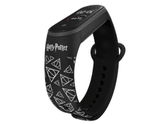 MobilPouzdra.cz Náhradní náramek Mi band 3/4/5/6/7 Harry Potter - Relikvie smrti - Bílá -