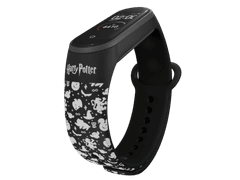 MobilPouzdra.cz Náhradní náramek Mi band 3/4/5/6/7 Harry Potter - Ikony - Bílá -