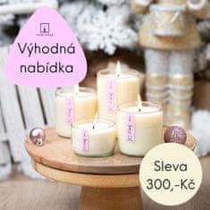 Decor By Glassor Tvoje Svíčka Adventní sada vonných svíček - DĚTSKÝ SEN (růžová)