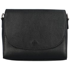 Delami Vera Pelle Dámská trendy kožená crossbody kabelka Eva, černá