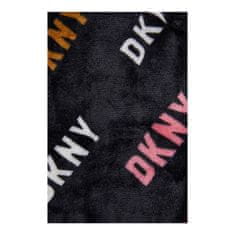 DKNY Dámský župan YI2222688F 006 tm.šedá s potiskem - DKNY XS