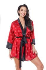 Anais Krásný župan Aster robe red - Anais L/XL