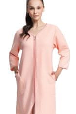 Luna Dámský župan 214 peach extra plus - Luna lososová 4XL