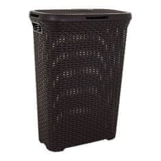 Curver Koš na špinavé prádlo RATTAN 40l 45x27x62cm plastový, HN