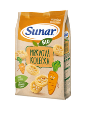 Sunar BIO Křupky Mrkvová kolečka 45 g