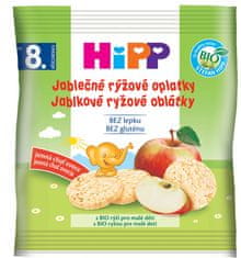 HiPP BIO Oplatky dětské rýžové jablkové 30g