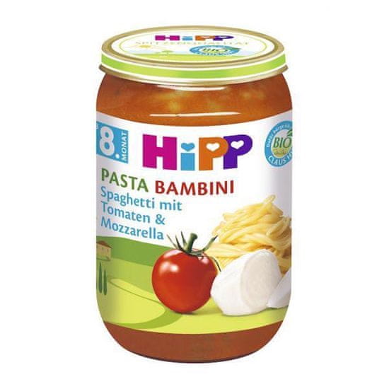 HiPP BIO Pasta Bambini - Rajčata se špagetami a mozarellou 220 g, 7m+