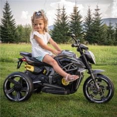 Baby Mix Dětská elektrická motorka Calabre černá