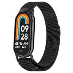 BStrap Milanese řemínek na Xiaomi Smart Band 8 / 9, black