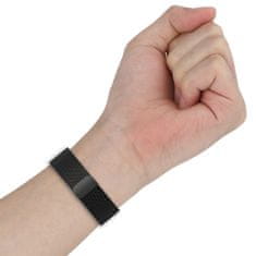 BStrap Milanese řemínek na Xiaomi Smart Band 8 / 9, black