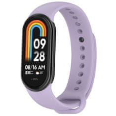 BStrap Silicone řemínek na Xiaomi Smart Band 8 / 9, purple