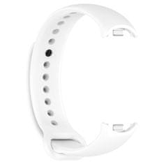 BStrap Silicone řemínek na Xiaomi Smart Band 8 / 9, white