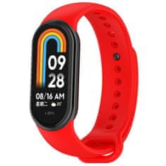 BStrap Silicone řemínek na Xiaomi Smart Band 8 / 9, red