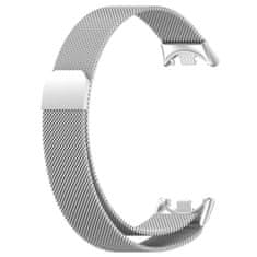 BStrap Milanese řemínek na Xiaomi Smart Band 8 / 9, silver