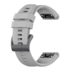 BStrap Silicone Carson řemínek na Garmin Fenix 5s / 5s Plus / 6s / 6s Pro / 7s / 8 43mm, gray