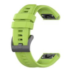 BStrap Silicone Carson řemínek na Garmin Fenix 5s / 5s Plus / 6s / 6s Pro / 7s / 8 43mm, fruit green