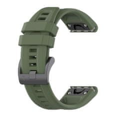 BStrap Silicone Carson řemínek na Garmin Fenix 5x / 5x Plus / 6x / 6x Pro / 7x / 8 51mm, army green