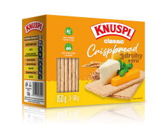 Knuspi Classic Crispbread 150 g 3 druhy sýra