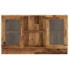 Vidaxl Příborník old wood 120 x 30,5 x 70 cm kompozitní dřevo