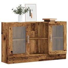 shumee vidaXL Příborník old wood 120 x 30,5 x 70 cm kompozitní dřevo