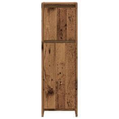 Vidaxl Koupelnová skříňka old wood 30 x 30 x 95 cm dřevotříska