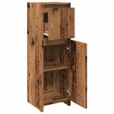 Vidaxl Koupelnová skříňka old wood 30 x 30 x 95 cm dřevotříska