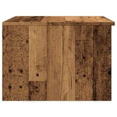 Vidaxl Konferenční stolek old wood 50x50x36 cm kompozitní dřevo