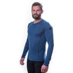 Sensor Triko Merino Air - pánské, dlouhý, tmavě modrá - Velikost 3XL