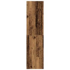 Vidaxl Šatní skříň old wood 50 x 50 x 200 cm kompozitní dřevo